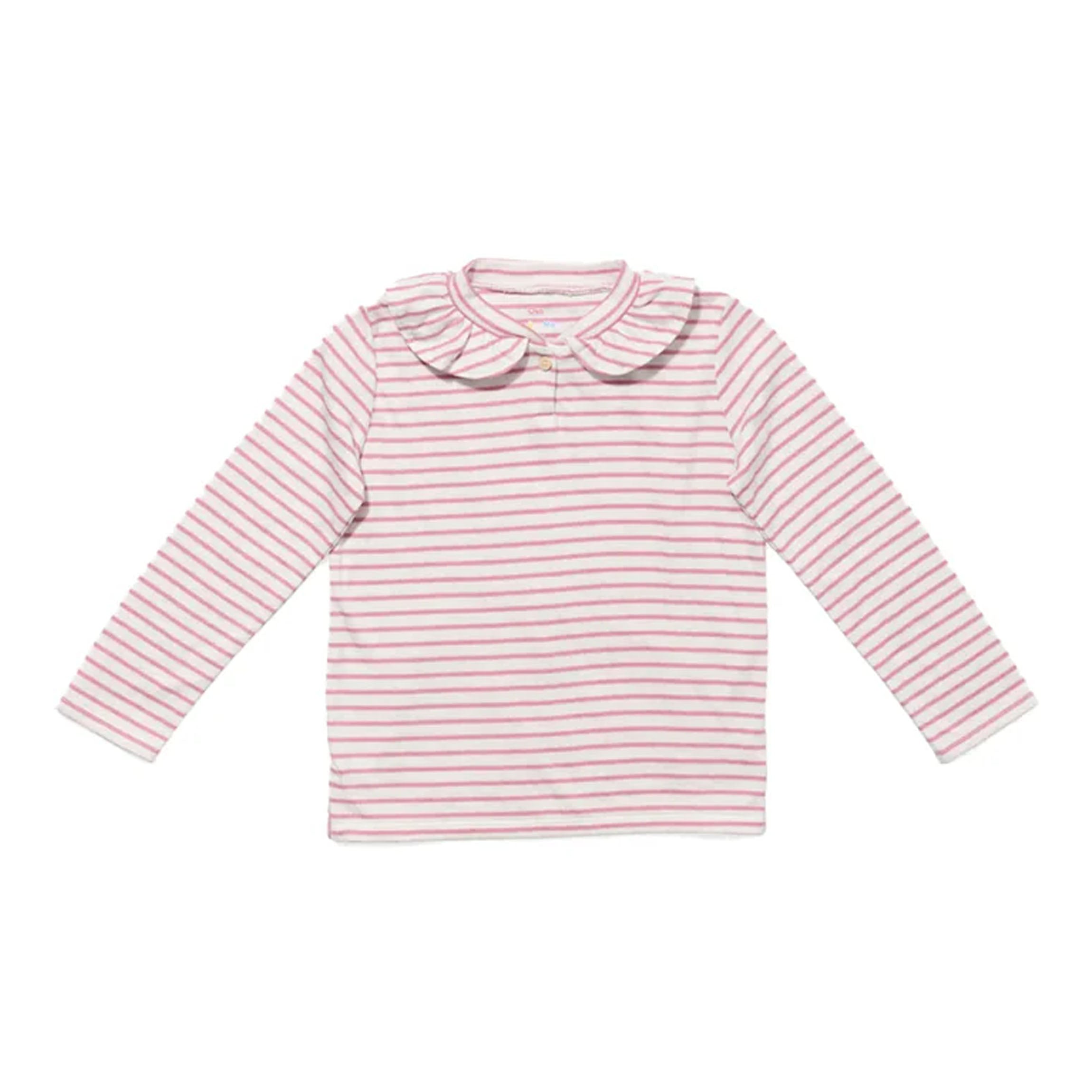 Hen T-Shirt in Rose Mini Stripe