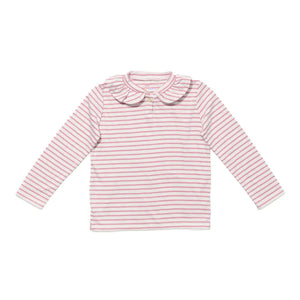 Hen T-Shirt in Rose Mini Stripe