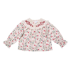 Maggie Blouse in Pomegranate Parade