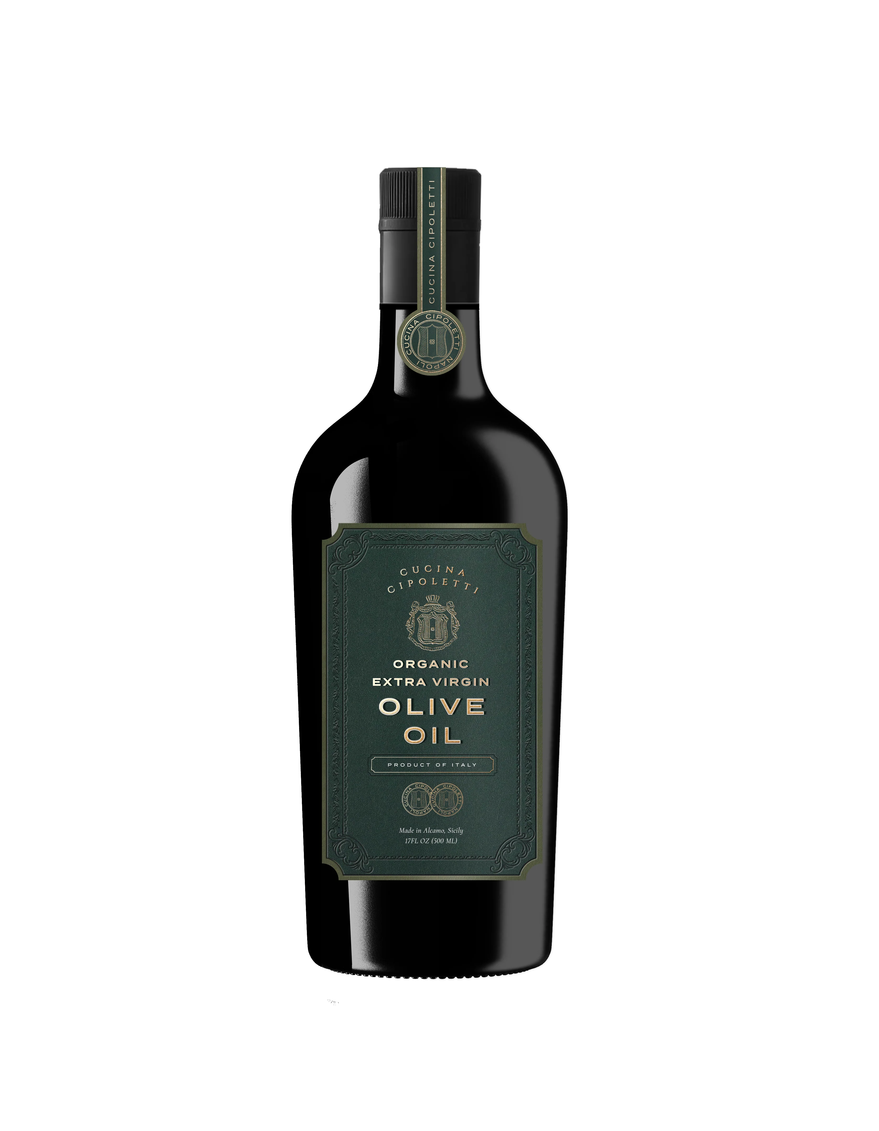 Organic Extra Virgin Olive Oil Bottle