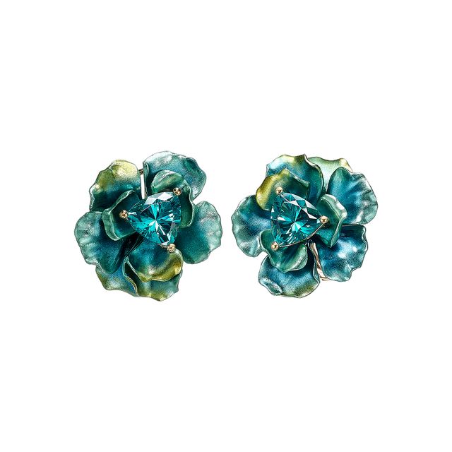 Aurora Rose Studs