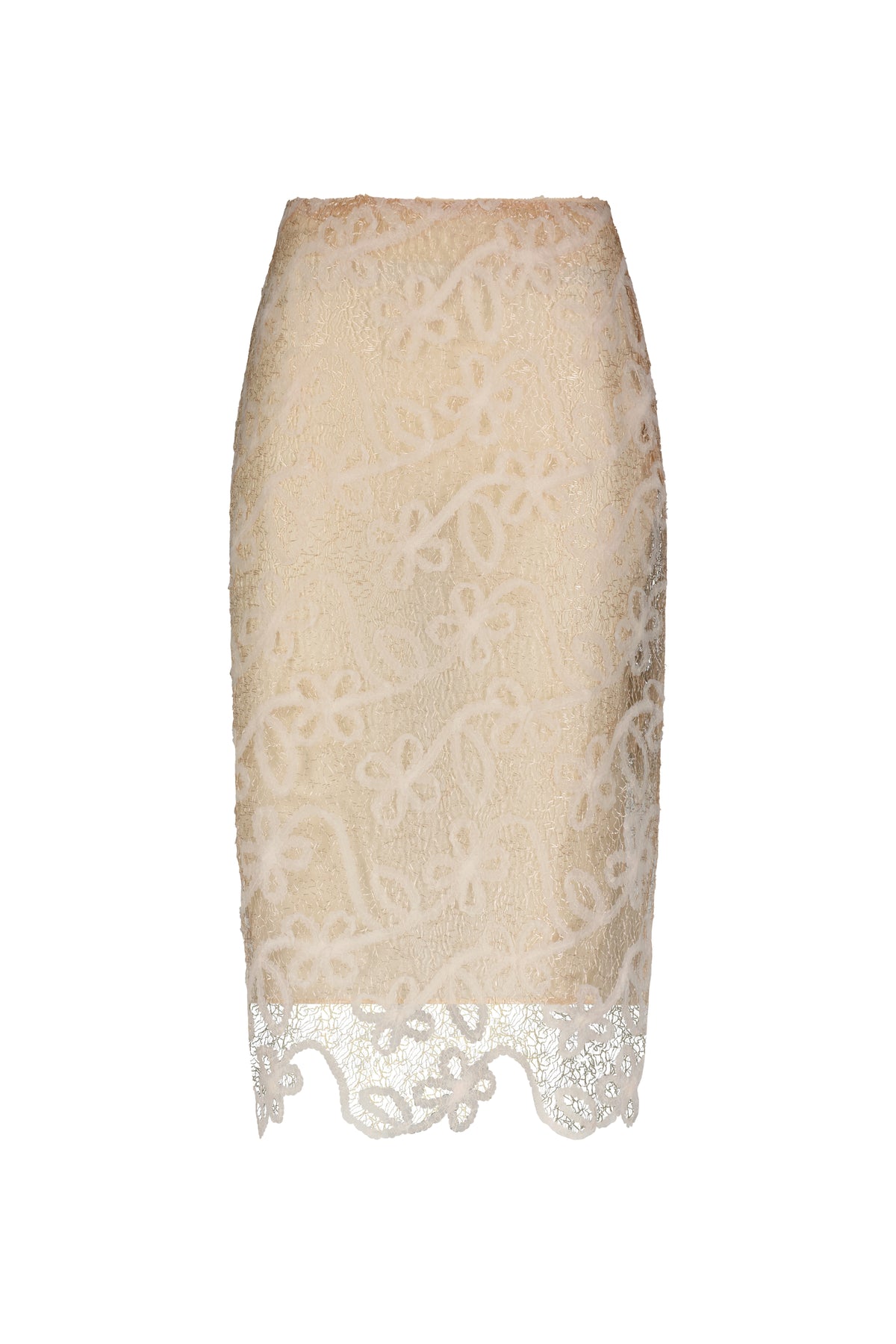 Lace Tubino in Nude
