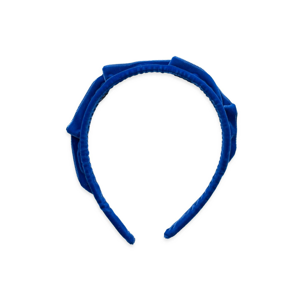 Velvet Crown Headband by Eva’s House, European-style girls crown headband made from soft velvet, perfect fall accessory for dressy or coordinated family looks