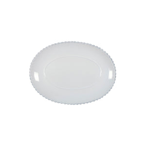 Pearl Collection Oval Platter 13" in White