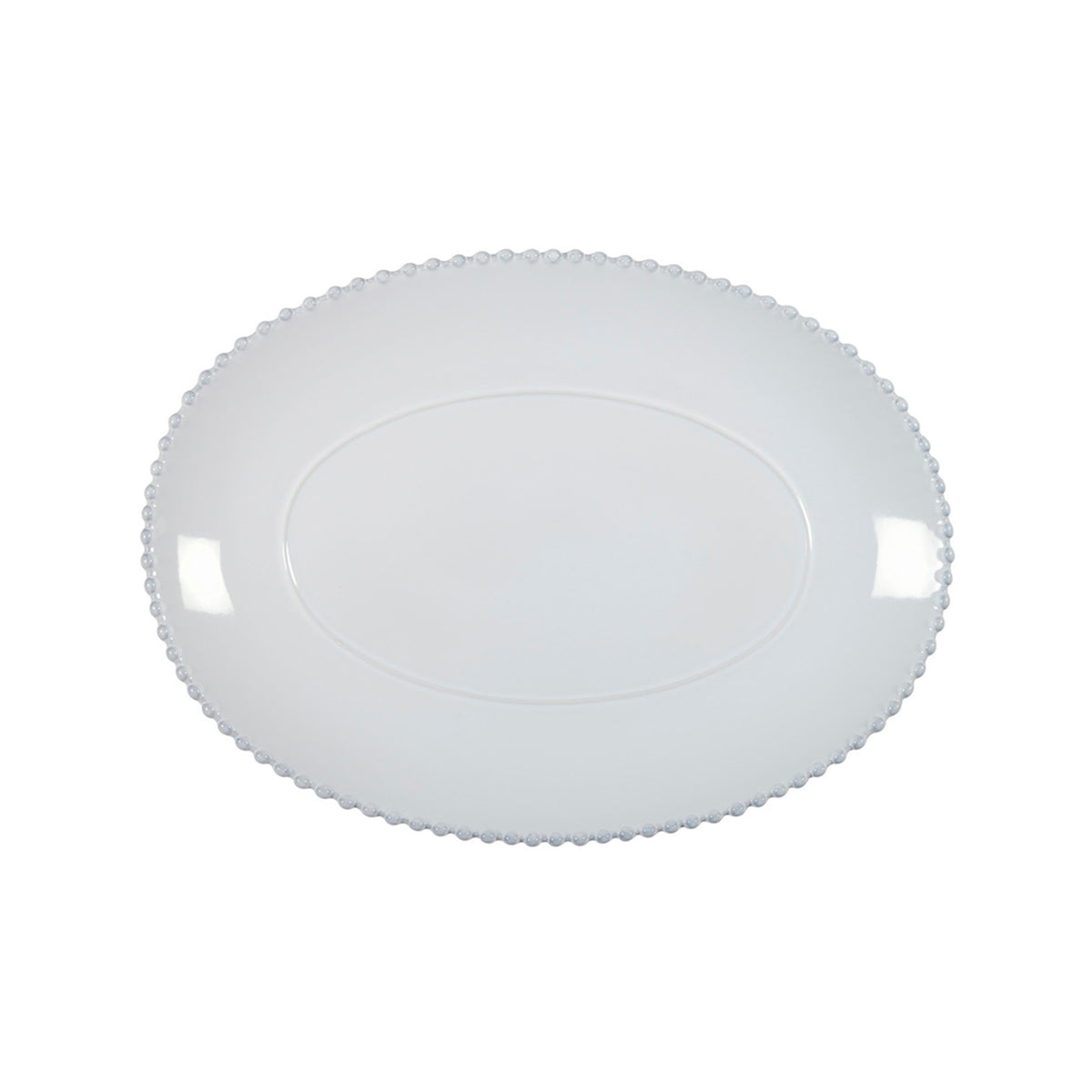Pearl Collection Oval Platter 16" in White