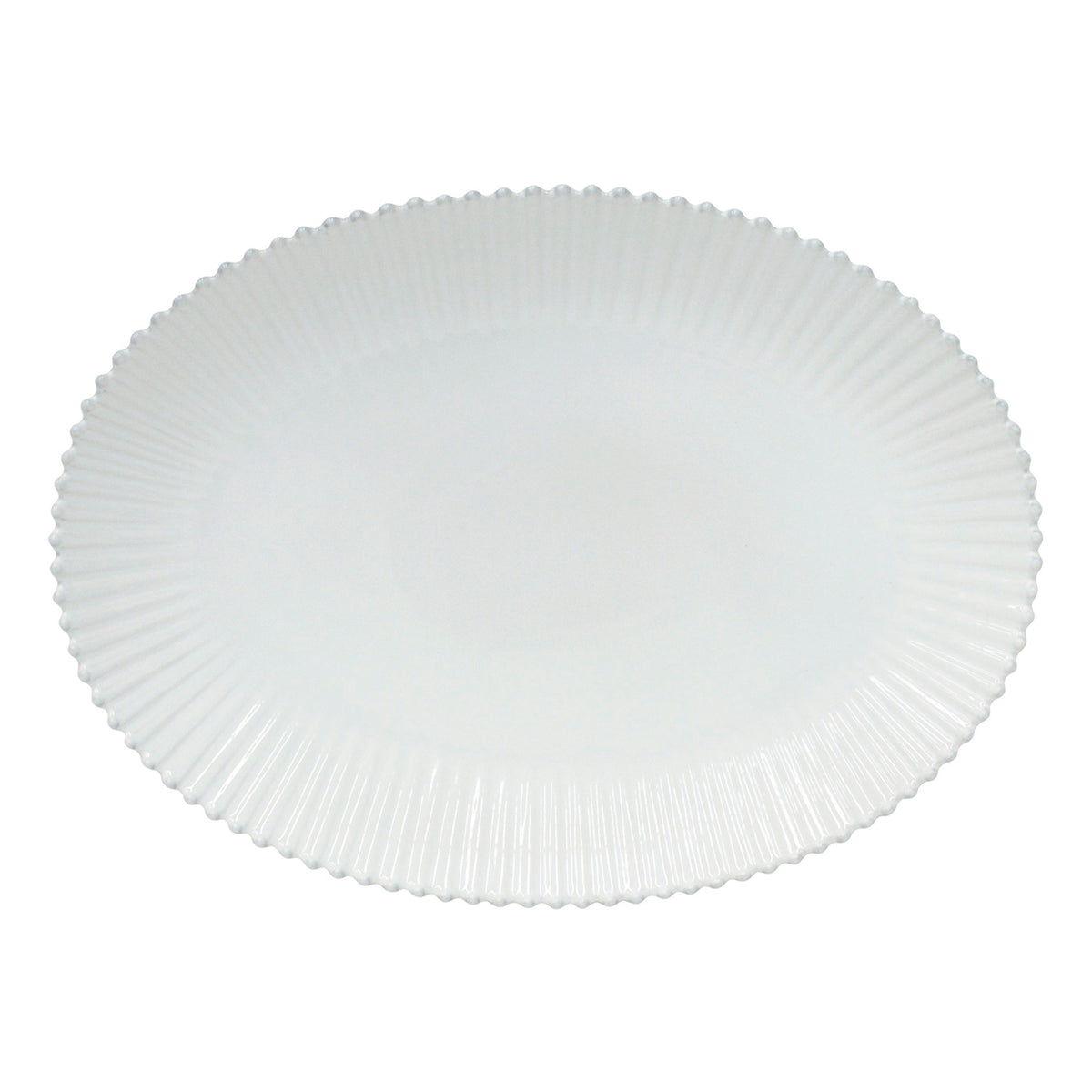 Pearl Collection Oval Platter 20" in White