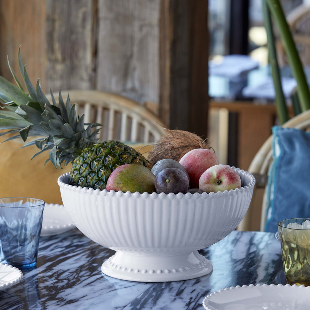 Pearl Collection Centerpiece 13" in White