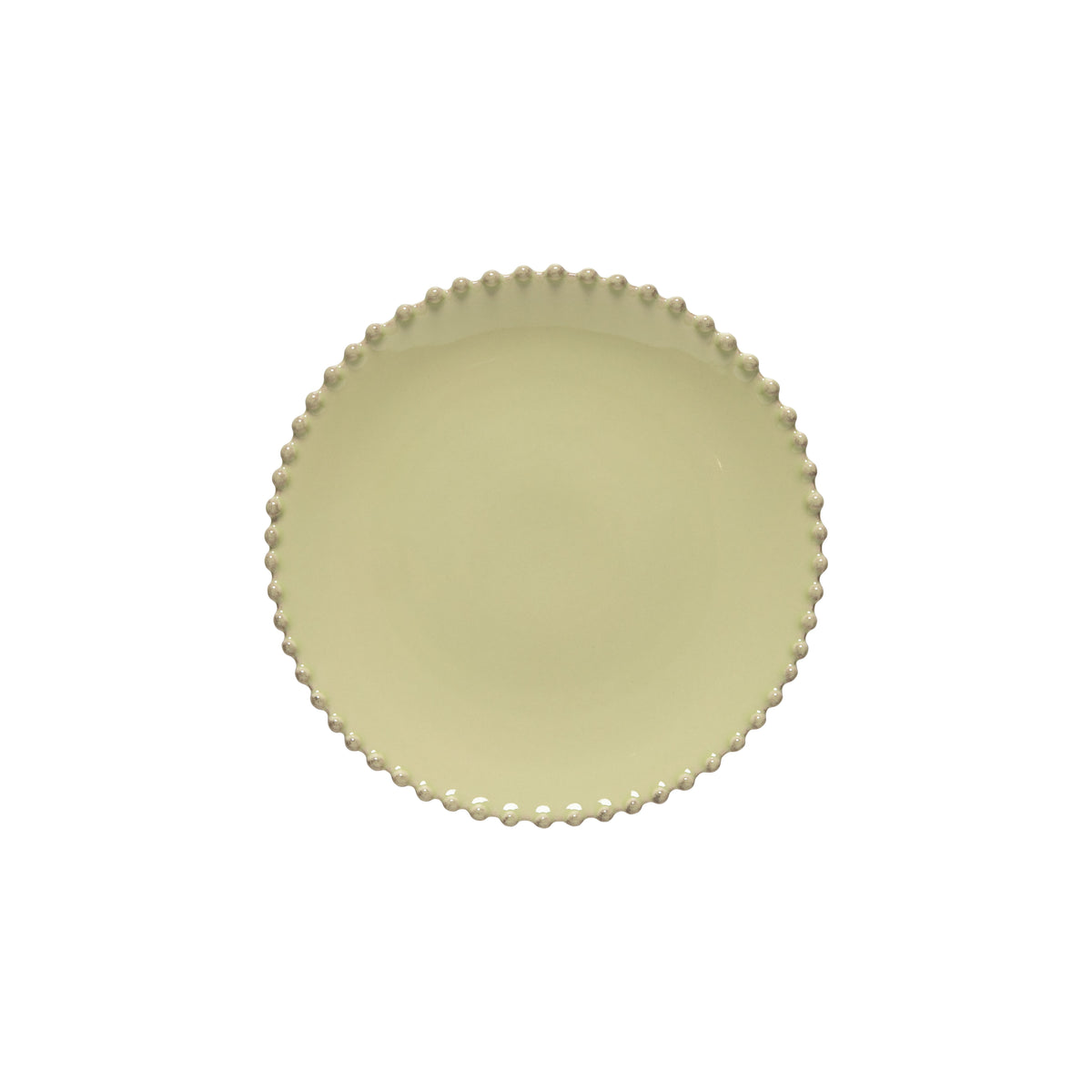 Pearl Collection Salad Plates in Lilly Green, Set of 6