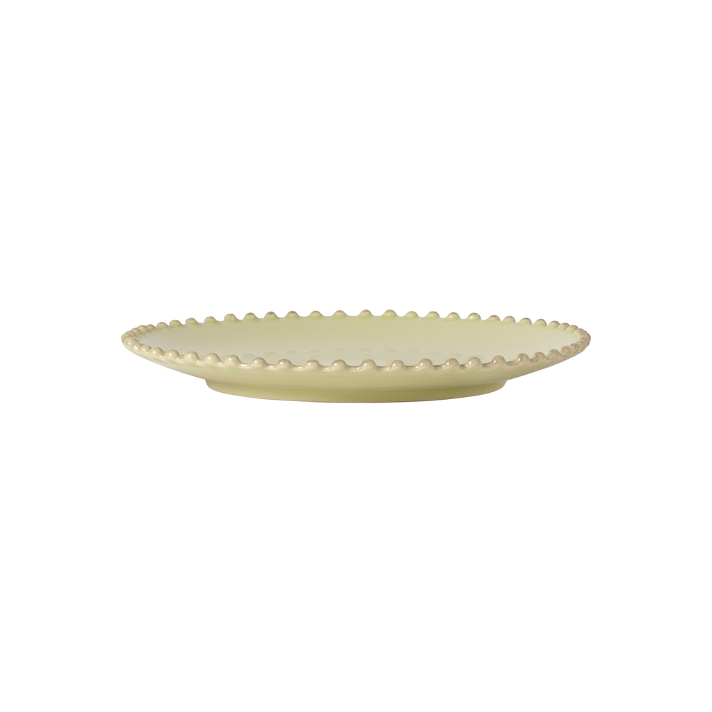 Pearl Collection Salad Plates in Lilly Green, Set of 6