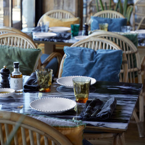 Pearl Collection Salad Plates in White, Set of 6