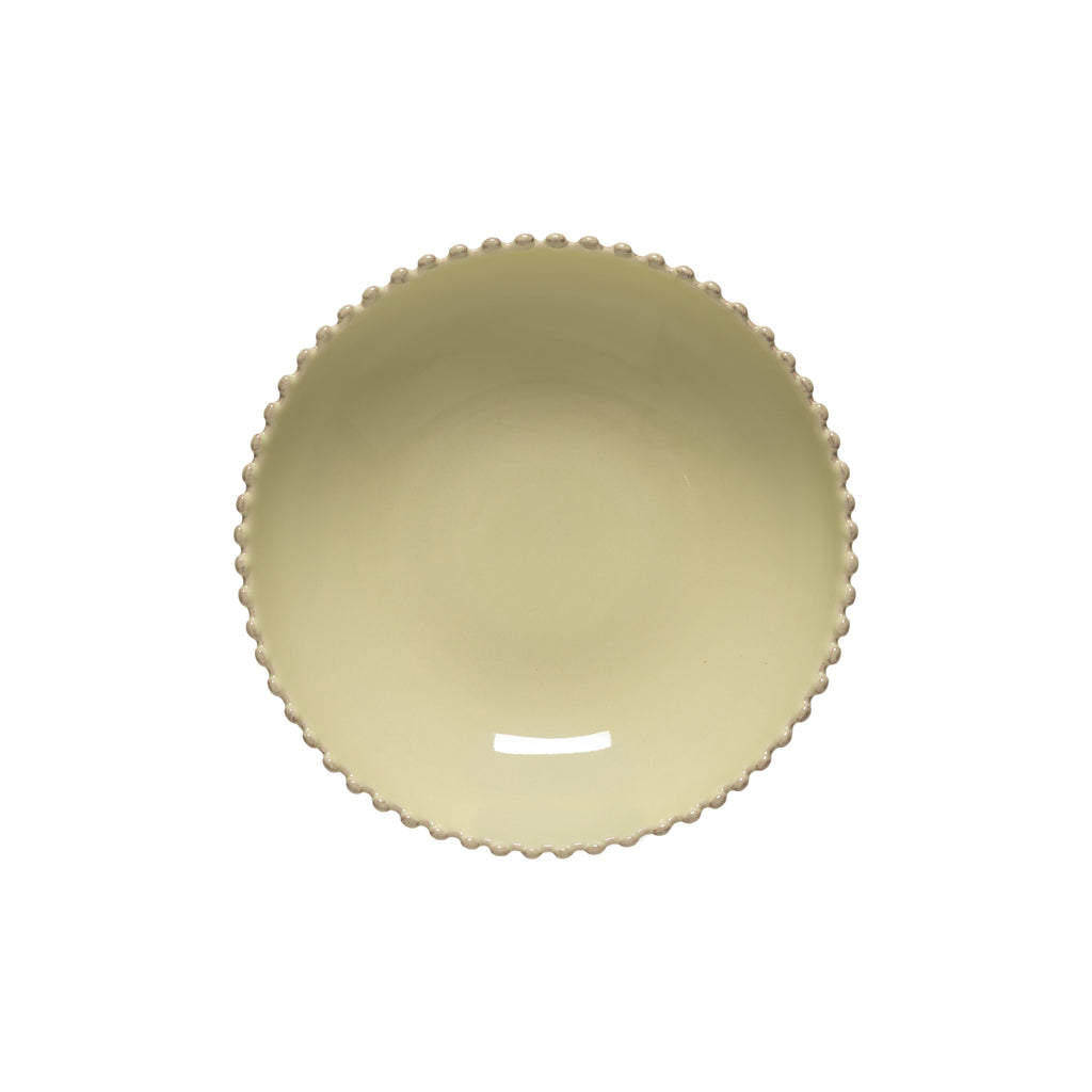 Pearl Collection Pasta Bowls in Lilly Green, Set of 6