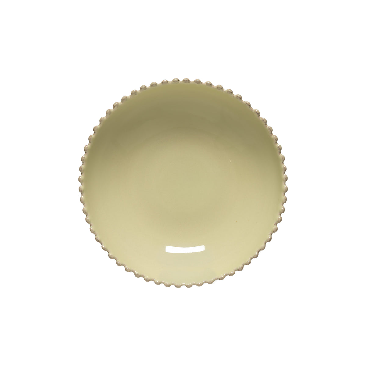Pearl Collection Pasta Bowls in Lilly Green, Set of 6