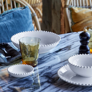 Pearl Collection Pasta Bowls in White, Set of 6