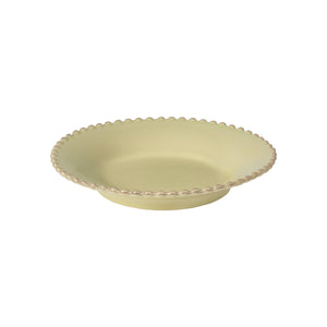 Pearl Collection Pasta Plates in Lilly Green, Set of 6