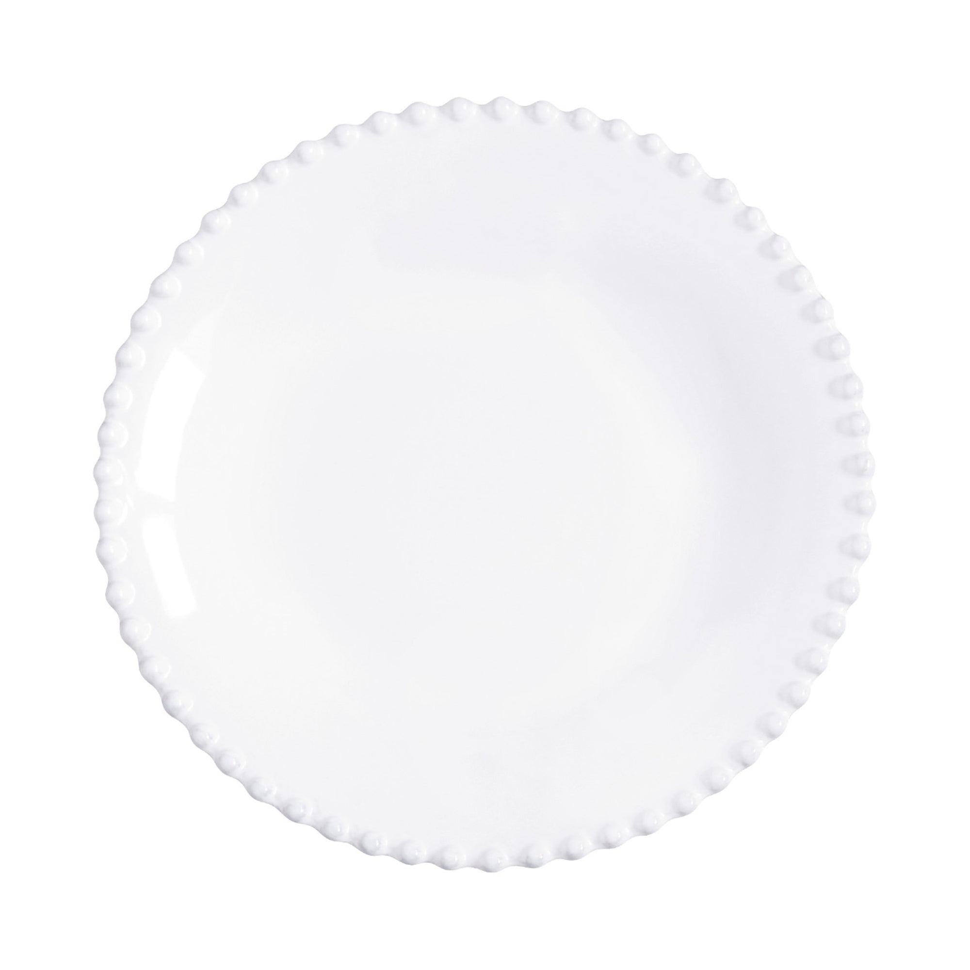 Pearl Collection Pasta Plates in White, Set of 6