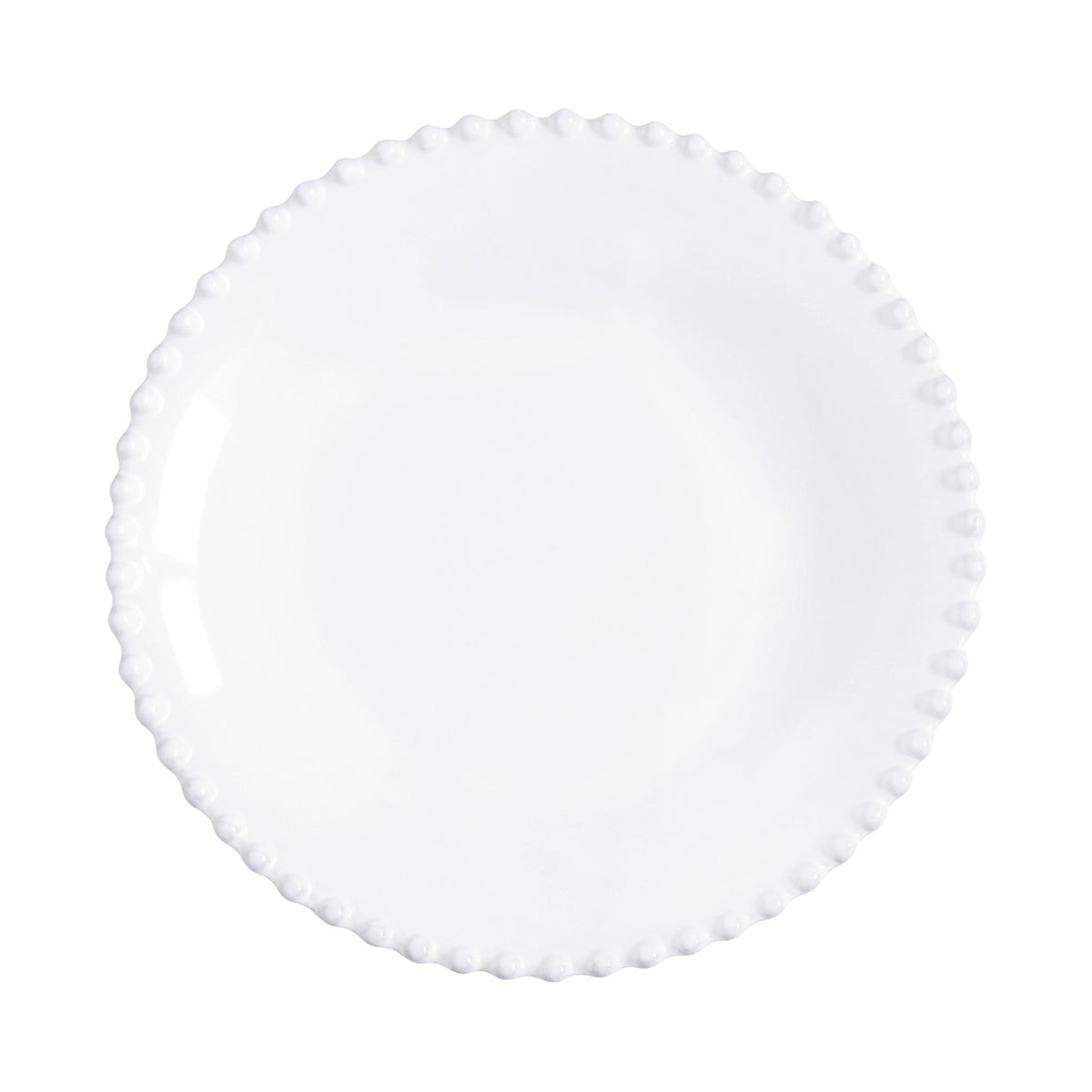 Pearl Collection Pasta Plates in White, Set of 6