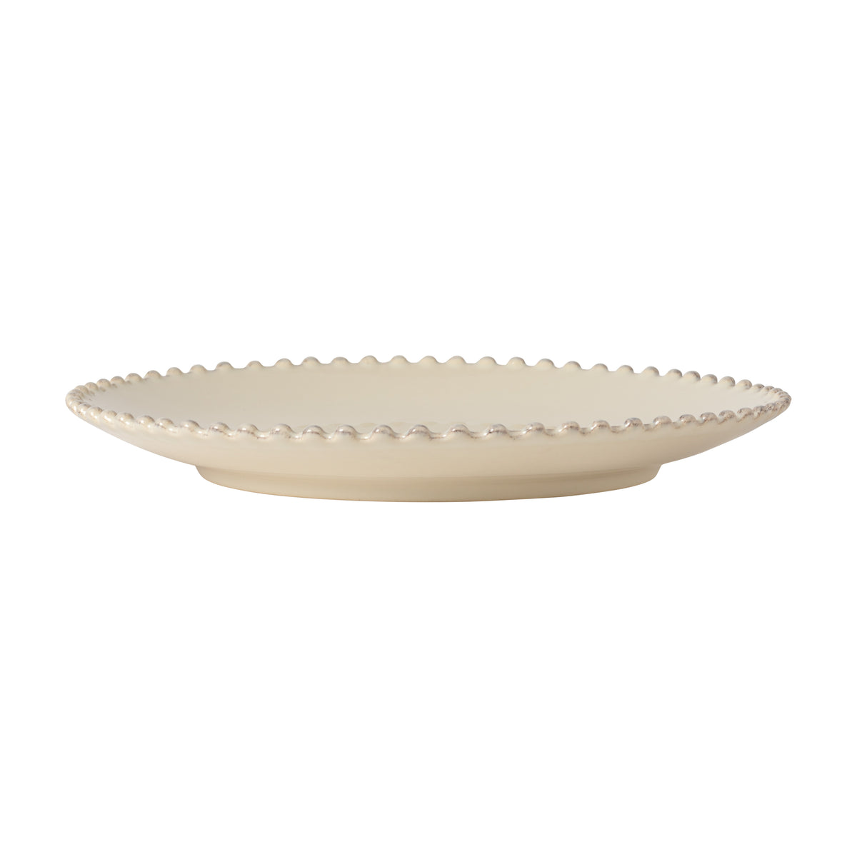 Pearl Collection Dinner Plates in Cream, Set of 6
