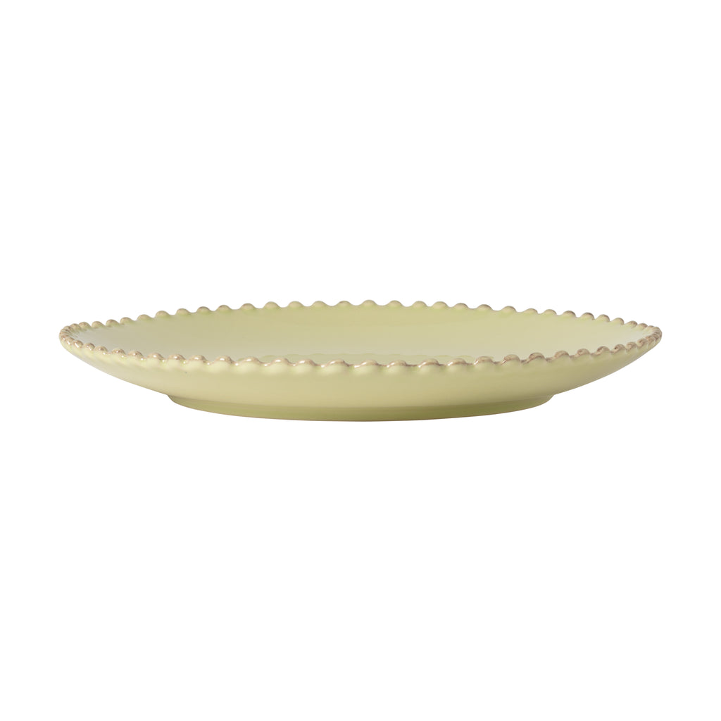 Pearl Collection Dinner Plates in Lilly Green, Set of 6