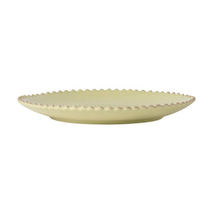 Pearl Collection Dinner Plates in Lilly Green, Set of 6