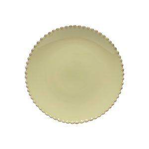 Pearl Collection Dinner Plates in Lilly Green, Set of 6