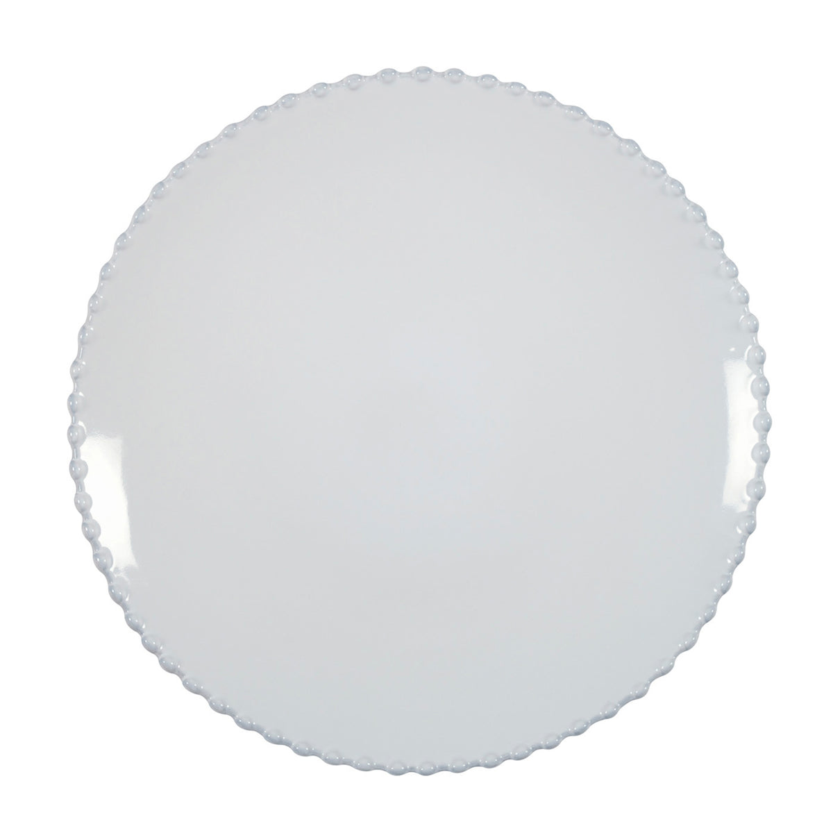 Pearl Collection Dinner Plates in White, Set of 6