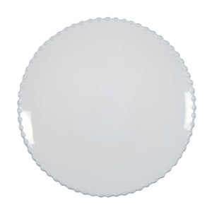 Pearl Collection Dinner Plates in White, Set of 6