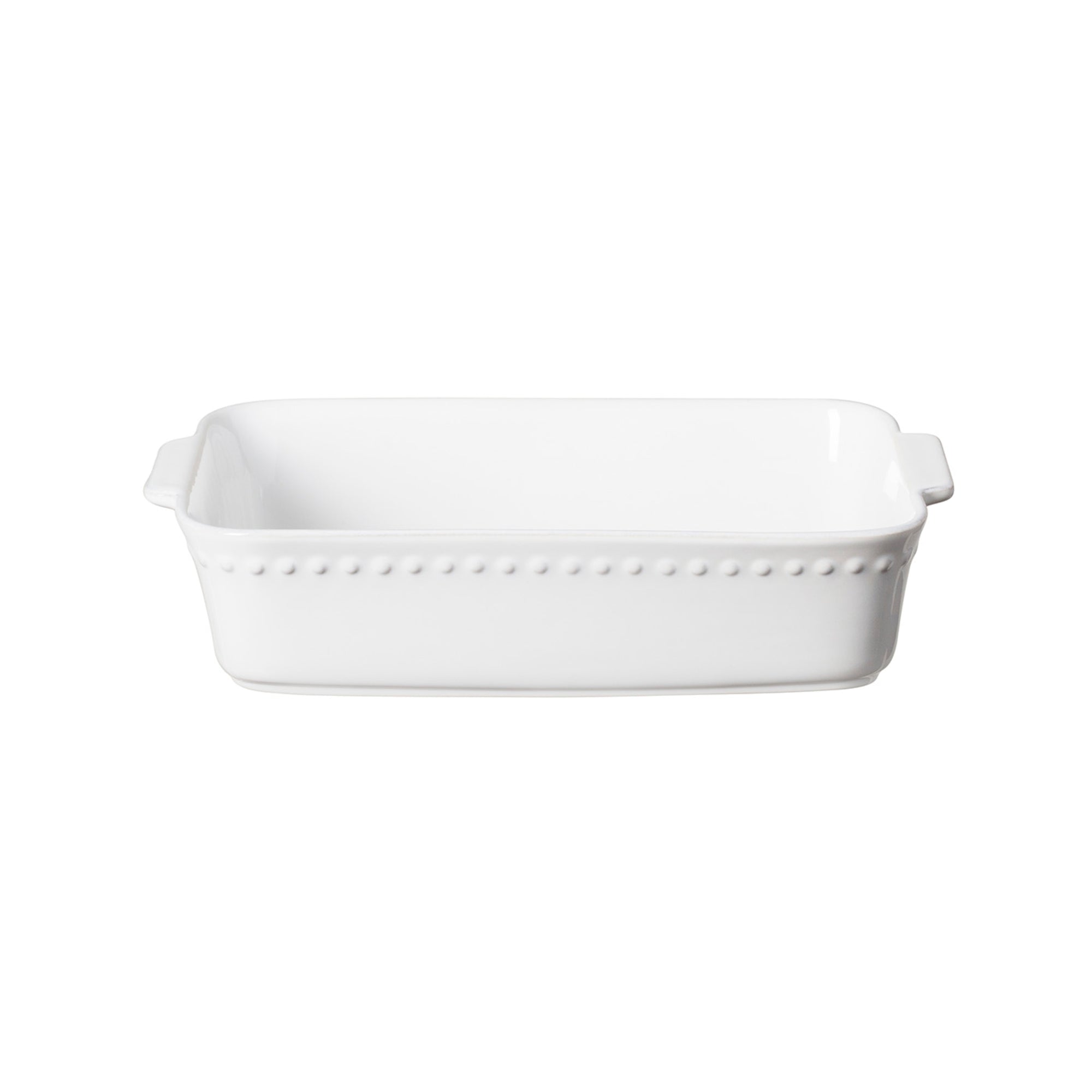 Pearl Collection Rectangle Baker 13" in White