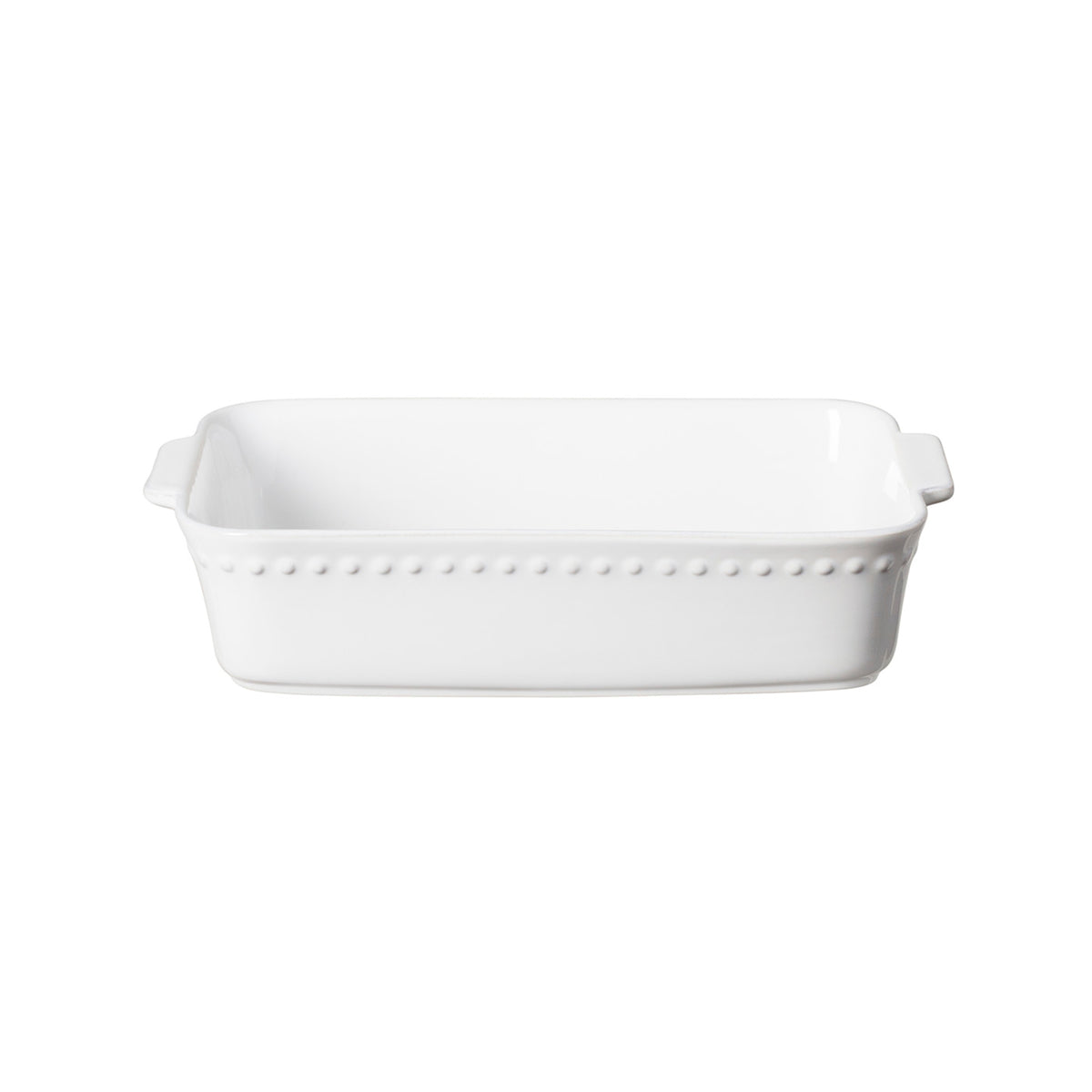 Pearl Collection Rectangle Baker 13" in White