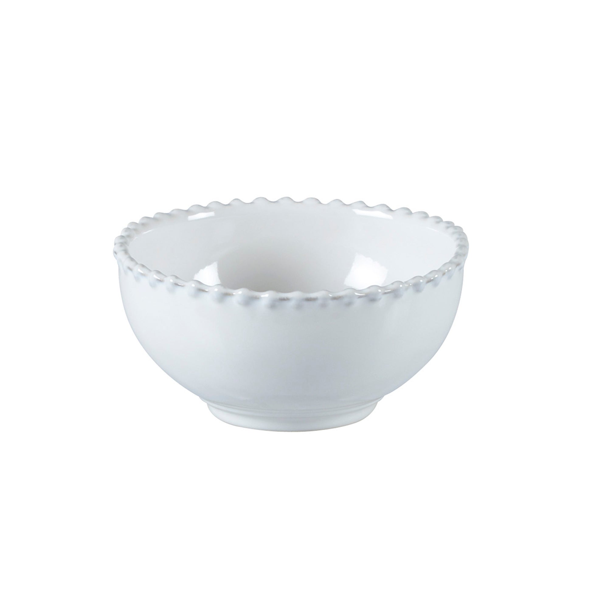 Pearl Collection Fruit Bowls in White, Set of 6