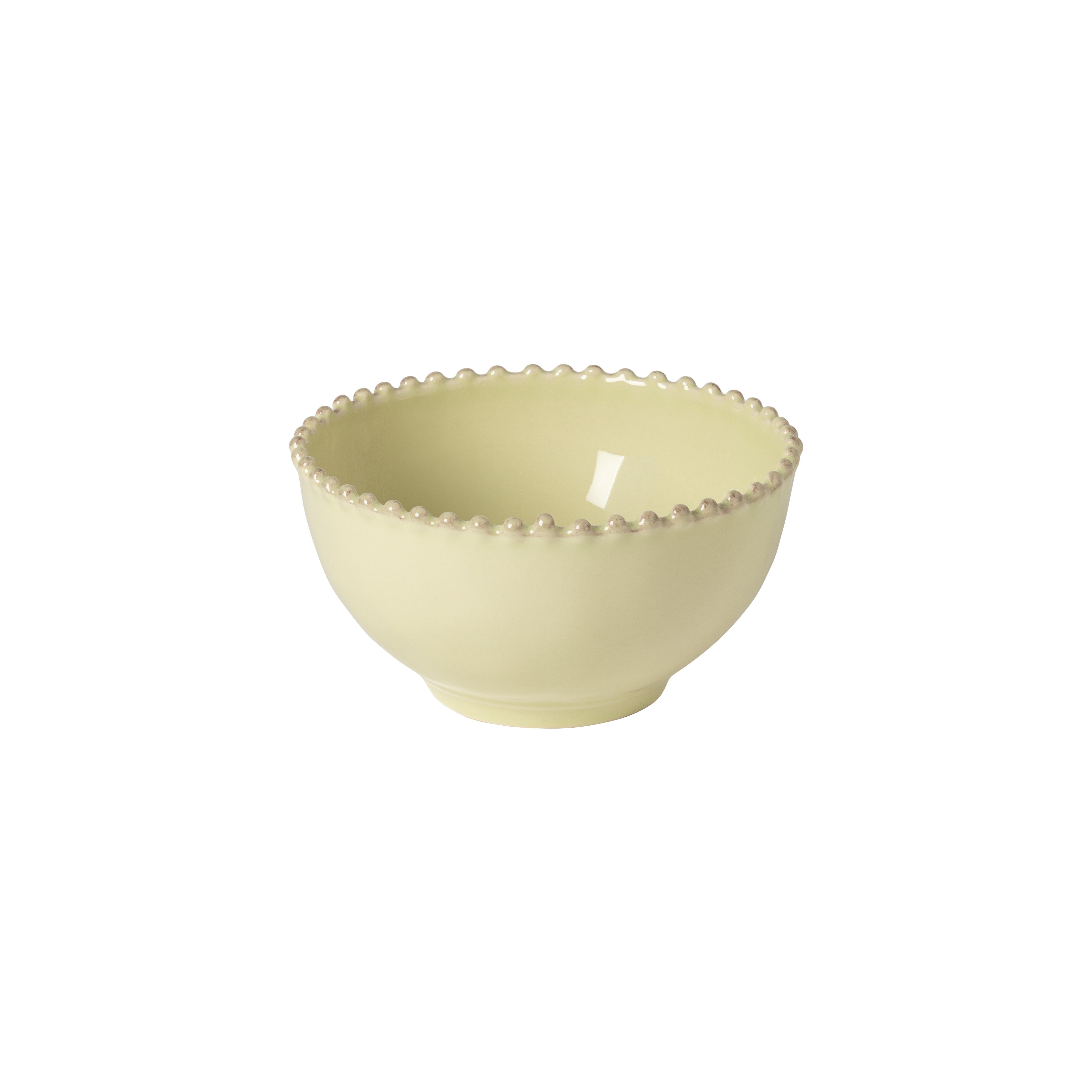 Pearl Collection Cereal Bowls in Lilly Green, Set of 6