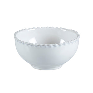 Pearl Collection Cereal Bowls in White, Set of 6