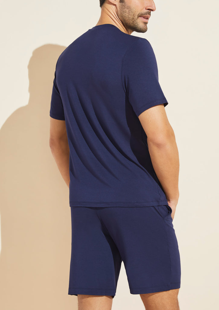 Henry TENCEL™ Modal Short PJ Set in True Navy