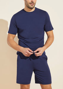 Henry TENCEL™ Modal Short PJ Set in True Navy