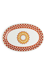 Oval Platter in Apollo Mattone