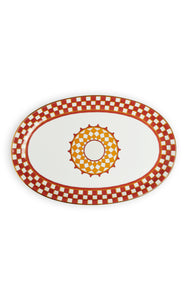 Oval Platter in Apollo Mattone