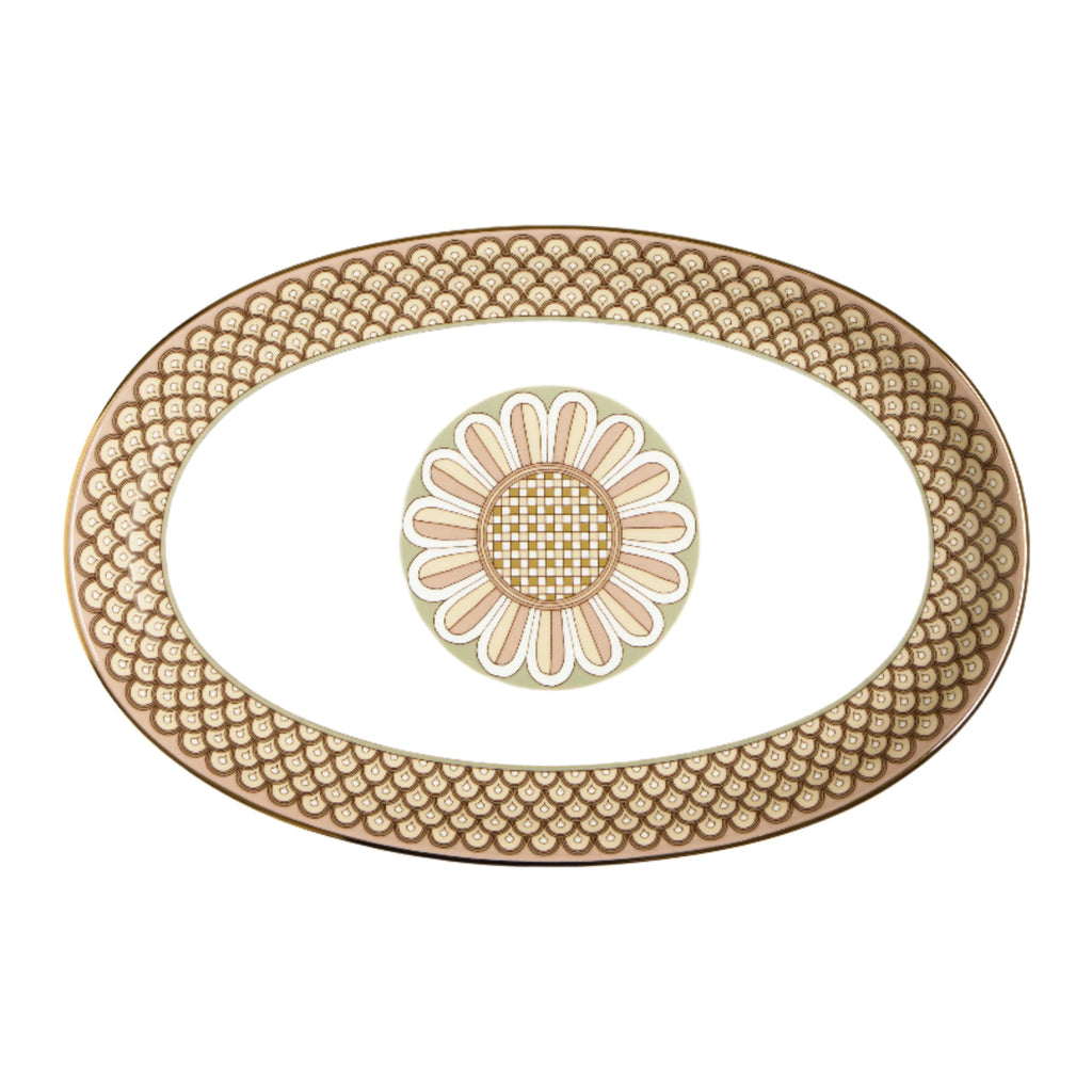 Oval Platter in Odysseus Dusty Pink
