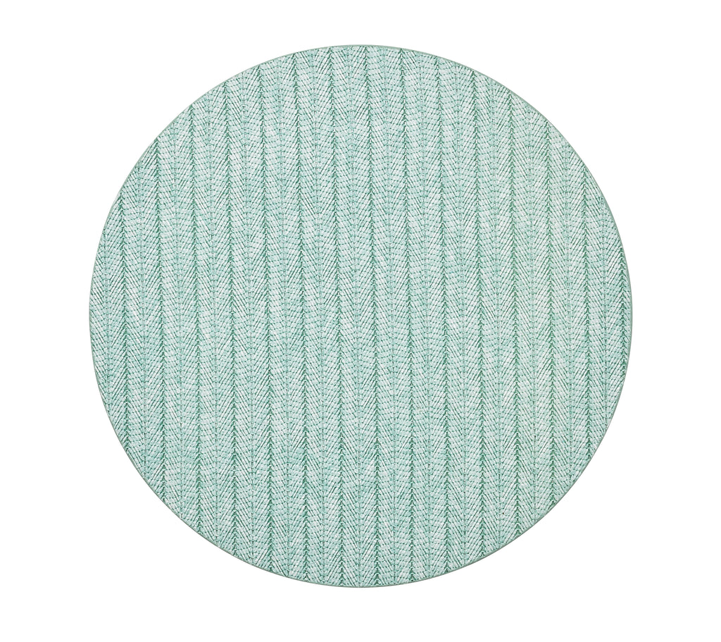 Herringbone Placemat in Seafoam, Set of 4