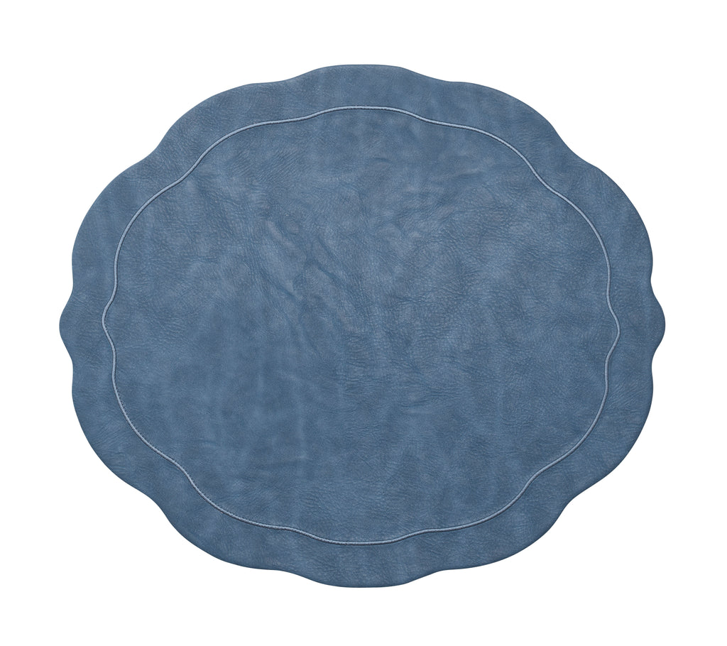 Tailored Placemats in Blue, Set of 4