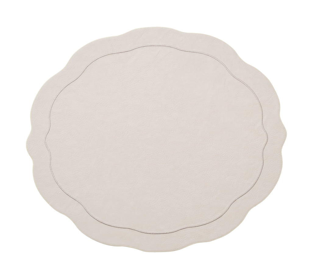Tailored Placemats in Ivory, Set of 4