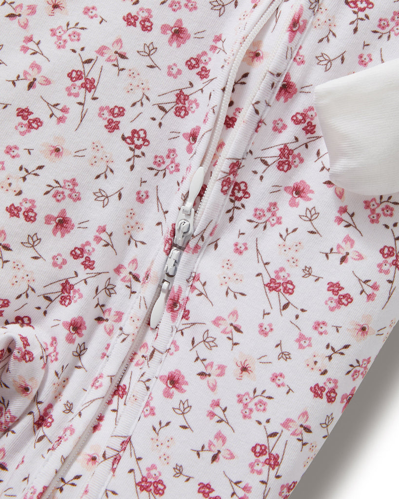 Baby’s Pima Peekaboo Romper in Dorset Floral