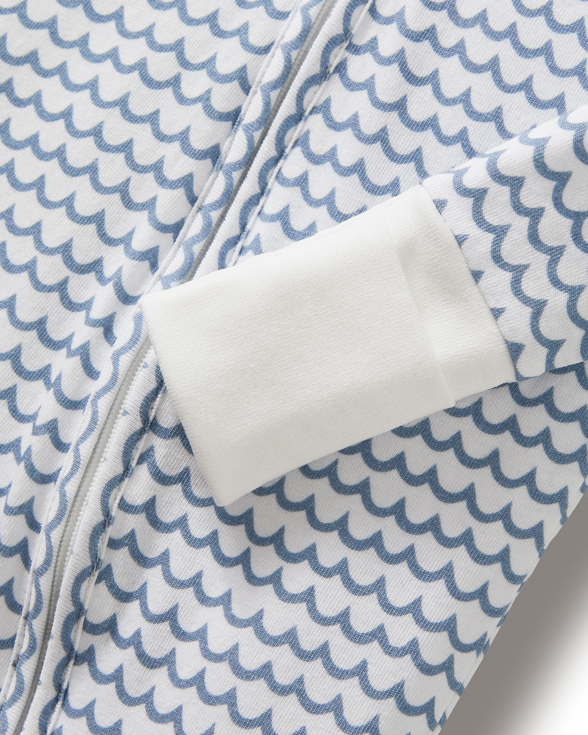 Baby’s Pima Peekaboo Romper in La Mer