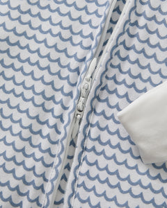 Baby’s Pima Peekaboo Romper in La Mer