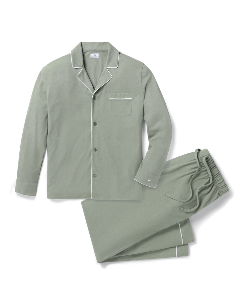Men’s Pima Pajama Set in Sage