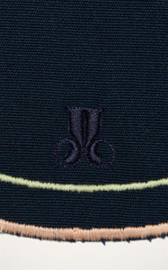 Medallion Placemats in Solid Navy, Set of 2