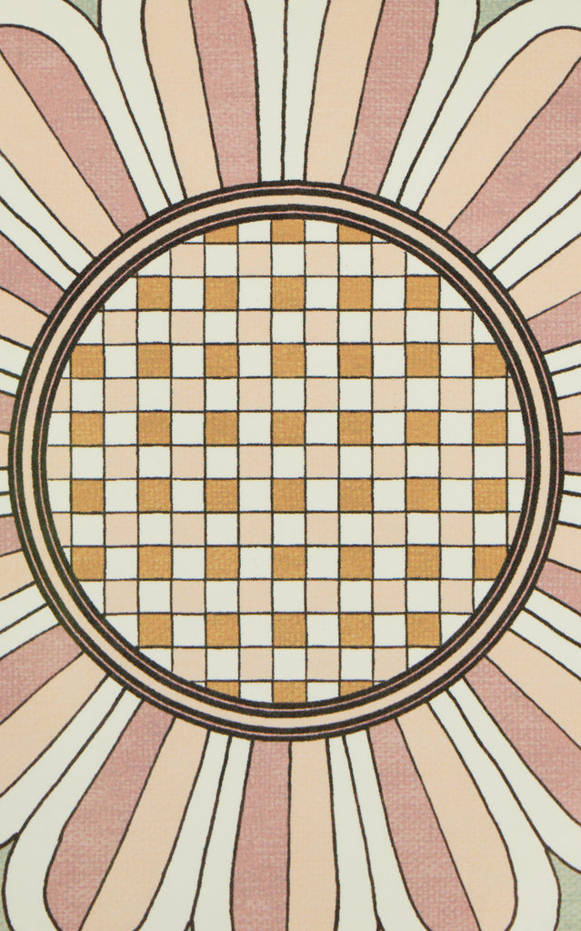 Disk Placemats in Napoli Dusty Pink, Set Of 2
