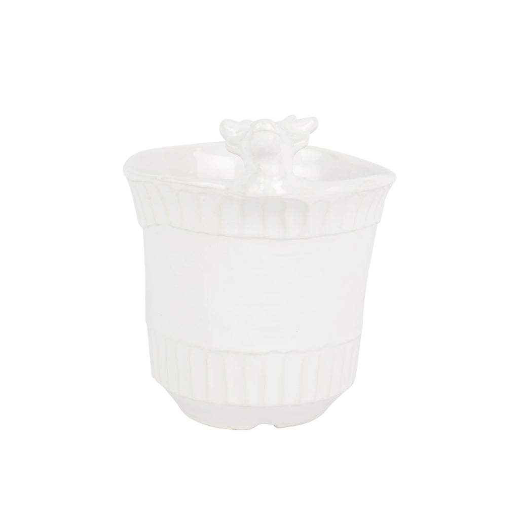 Pietra Natale Utensil Holder in White