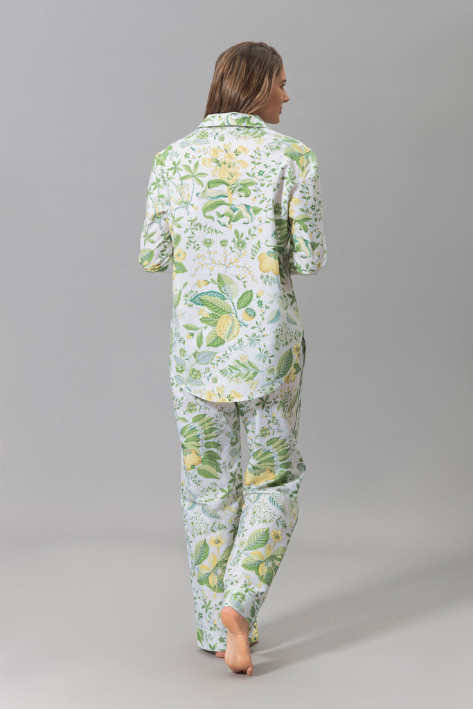 Luca Pajama Set in Pomegranate