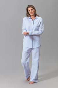 Matteo Pajama Set in Azure