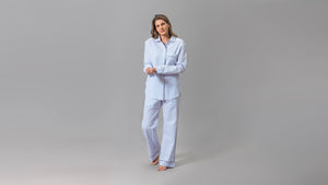Matteo Pajama Set in Azure