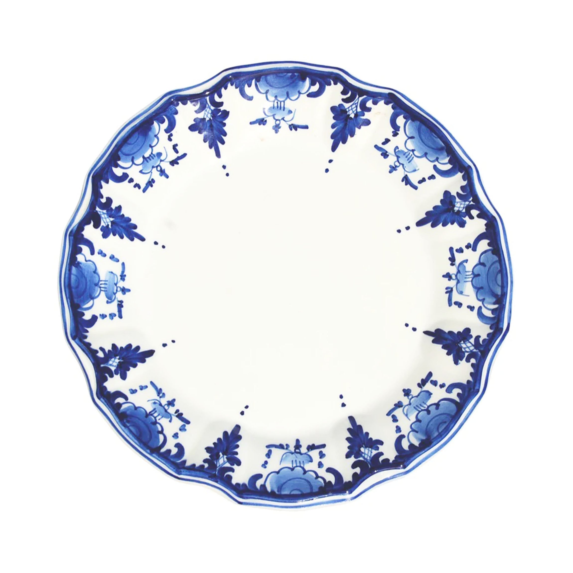 Palmetta Dinner Plates in Blue, Set of 6